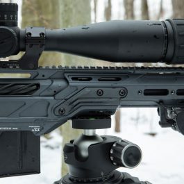 Cadex Defense CDX-33 LITE .300 Norma Mag 26 1:8 Bbl Skeleton Stock Black  Rifle w/MX1 Muzzle Brake CDX33-TAC-3NM-26-BS30-D2B1N-BLK For Sale! 